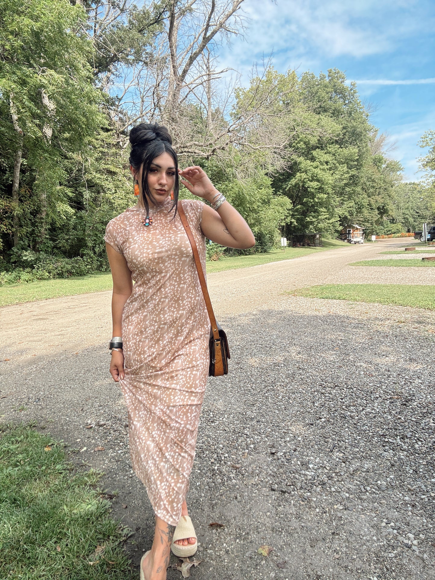 The Deer Mesh Dress