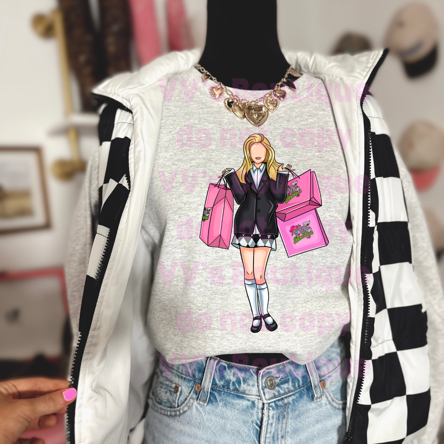 Let's go shopping @ VV's Crewneck