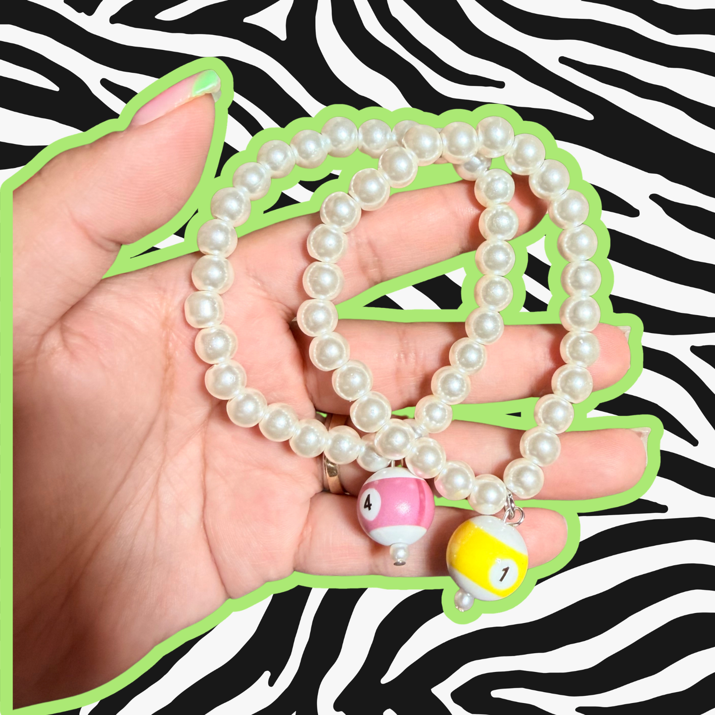 Pool Ball Bracelet