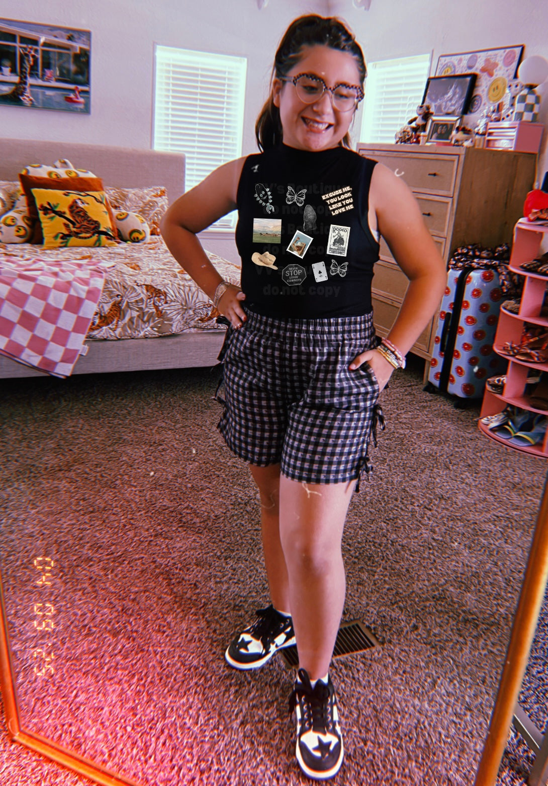 Gingham Gallup Shorts
