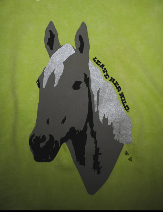 Giddy Up Oversized Cropped Tee