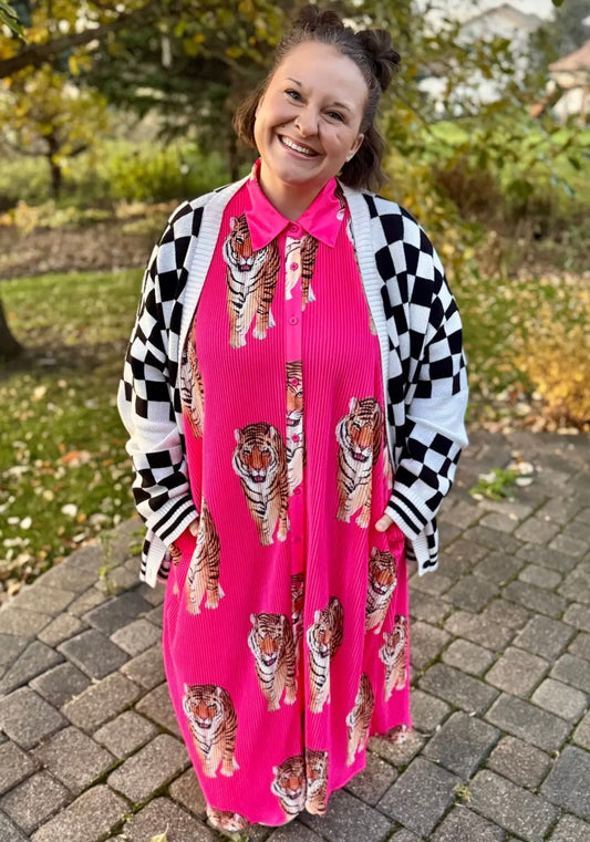 Roaring Plisse Dress