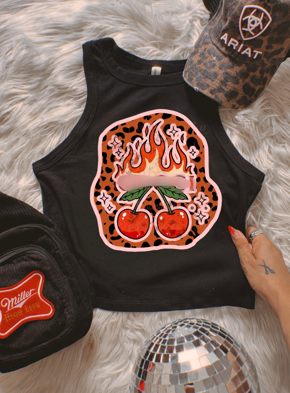 Boujee Cherry Flame Tank