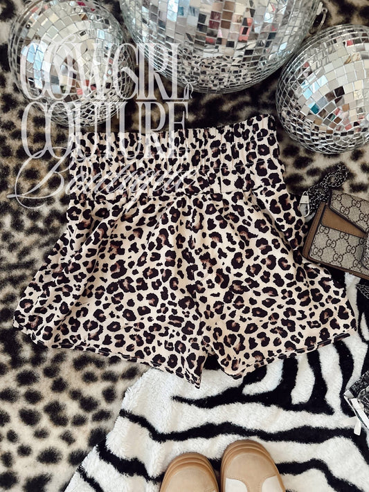 Girly Pop Leopard Shorts