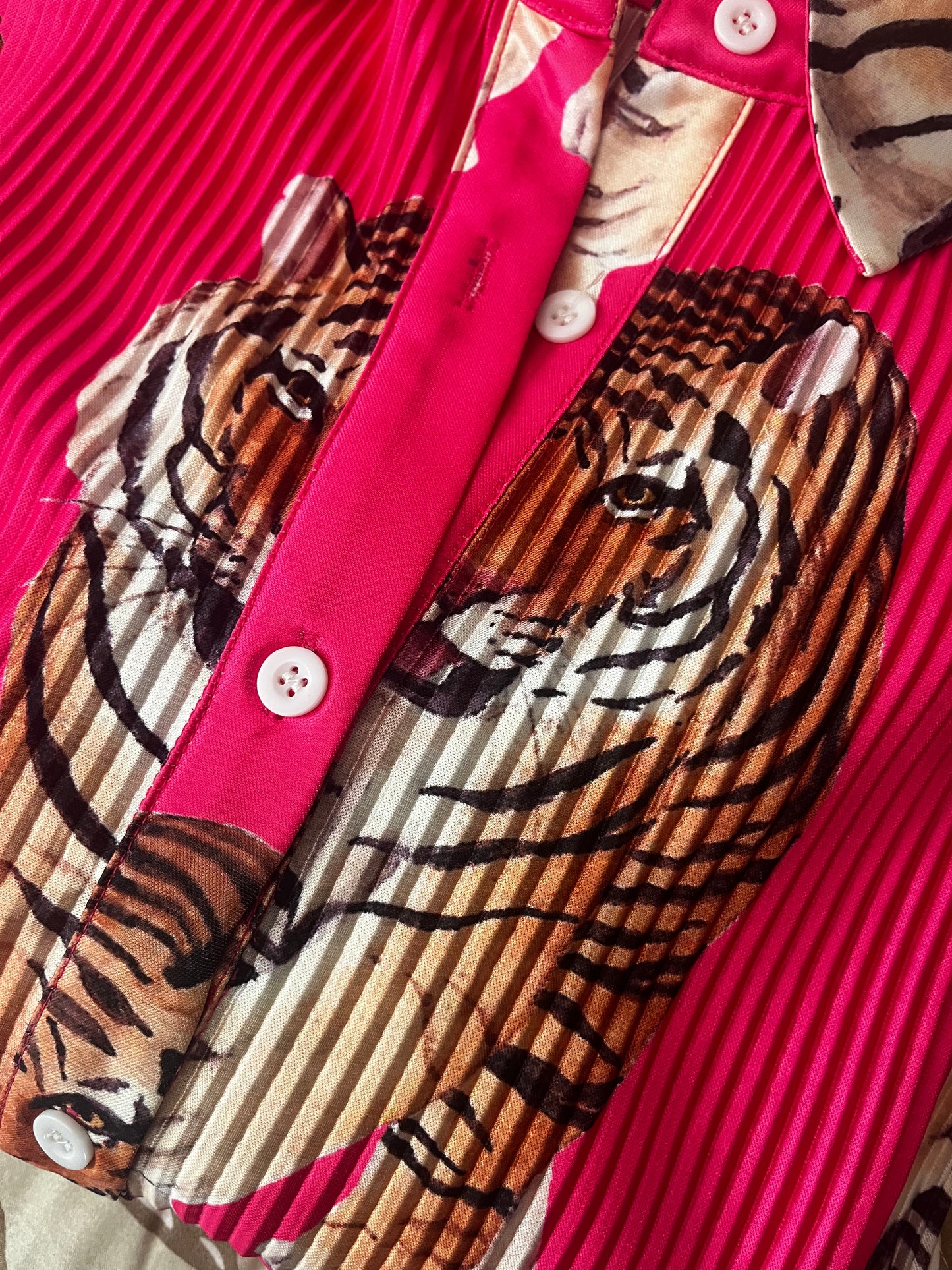 Roaring Plisse Dress PRE ORDER (Please Read Description)