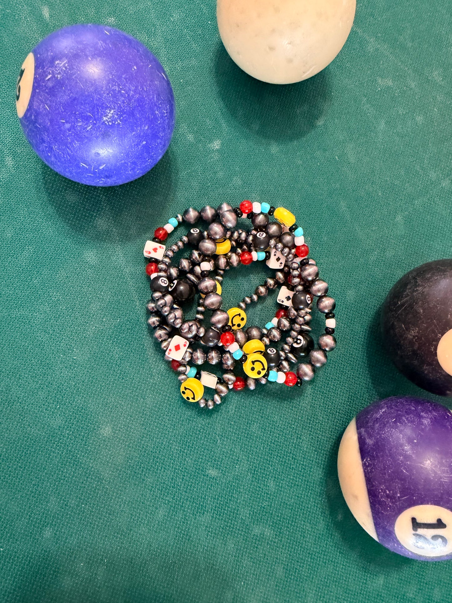 Smiles & Cards Bracelet Set