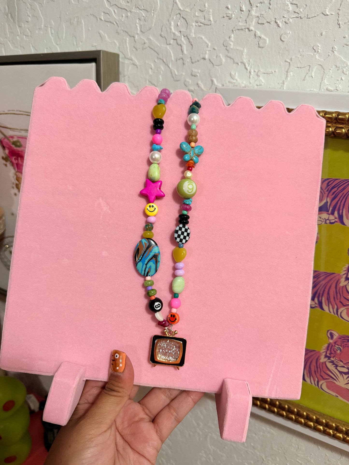 Funky TV Necklace