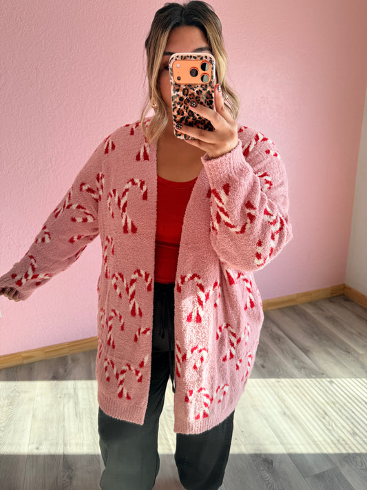 Candy Cane Cloud Cardigan