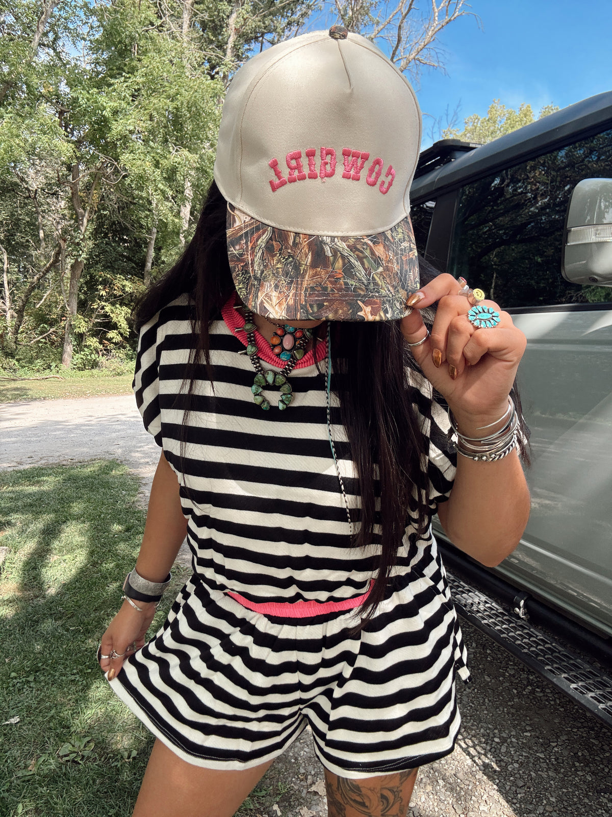 Cowgirl Camo Hat