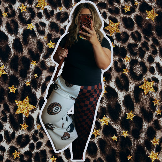 Edgy Half & Half Pants