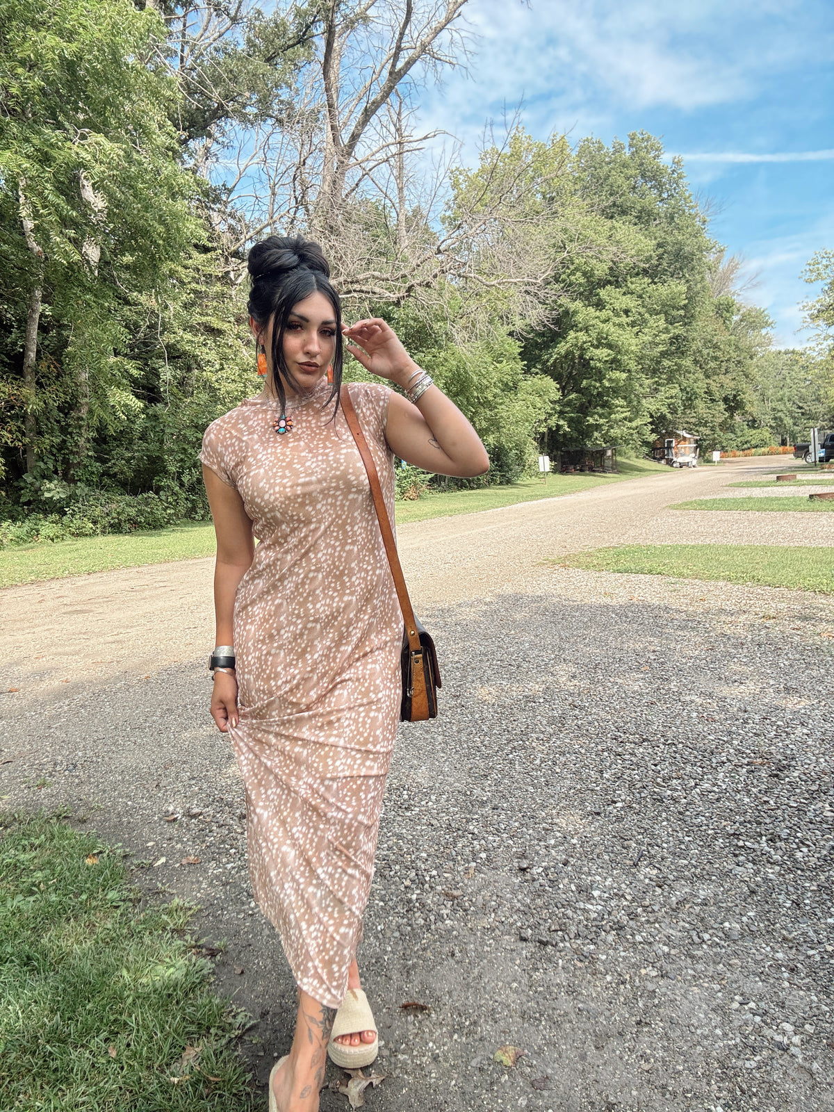 The Deer Mesh Dress
