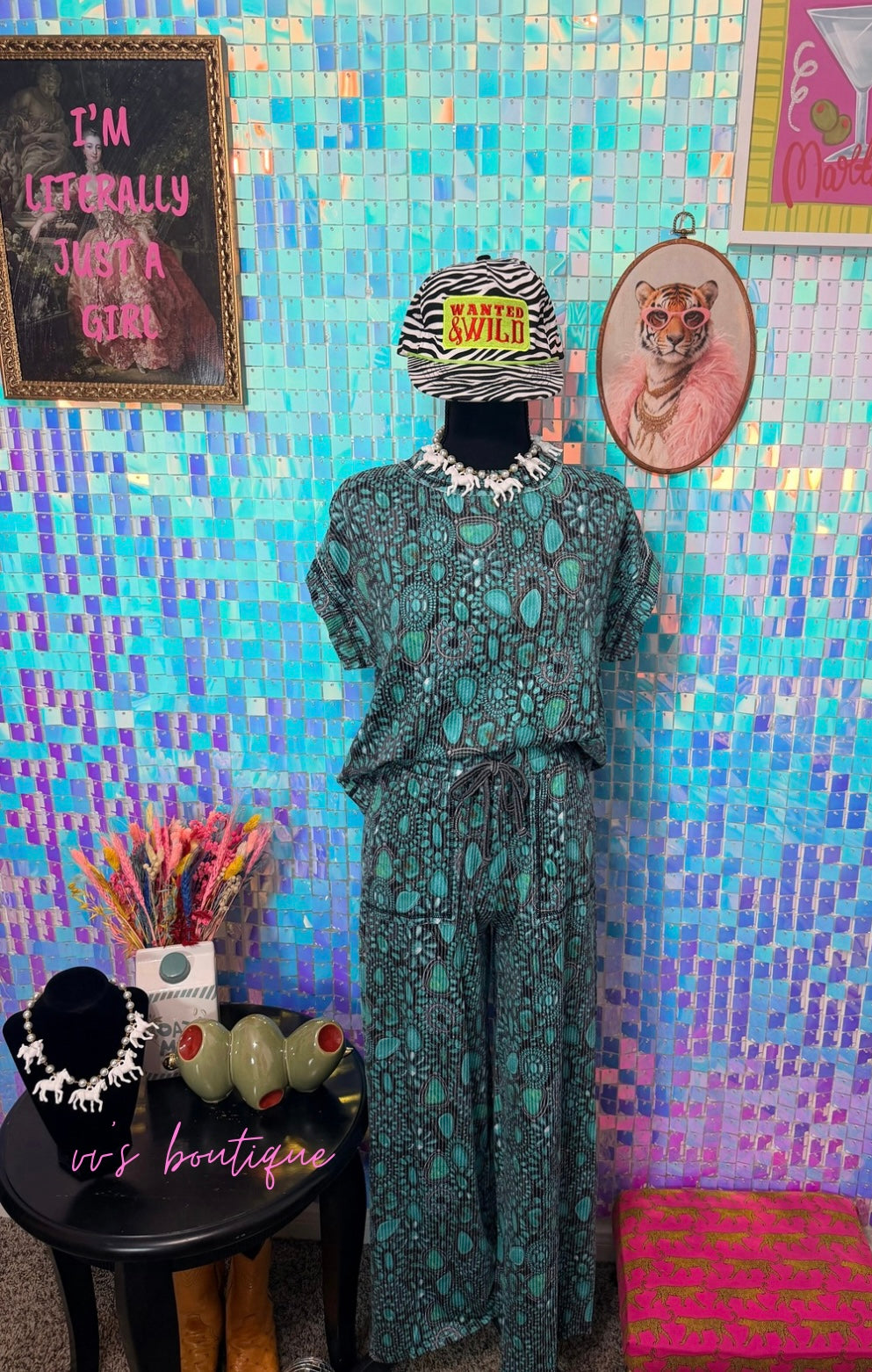 The Turquoise Jewels Top
