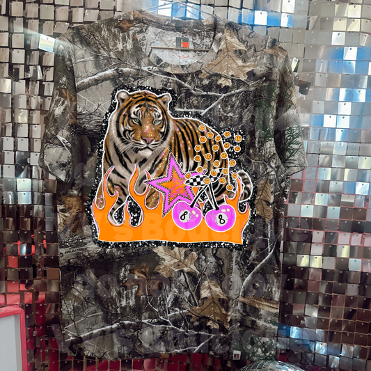 Crash Out Kitty Camo Tee