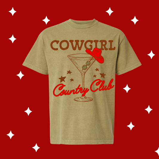 Cowgirl Country Club Tee