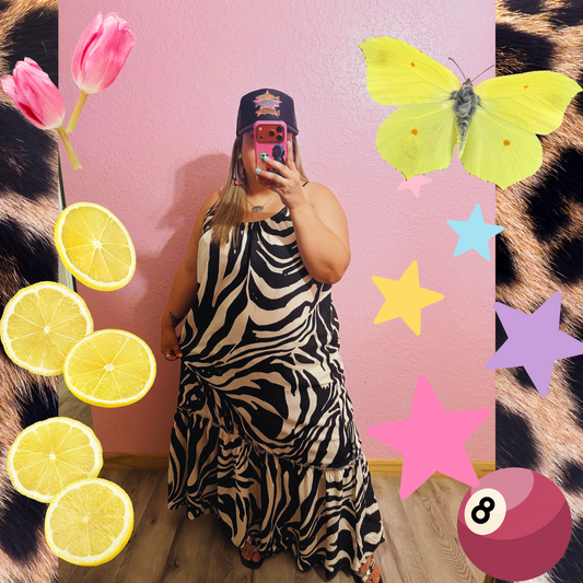 The Zebra Sun Dress