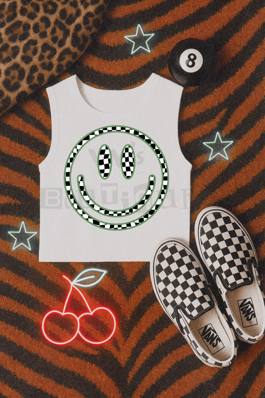 Checkered Smiley Tank