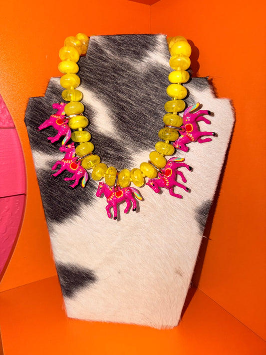Carnival Necklace (Yellow)