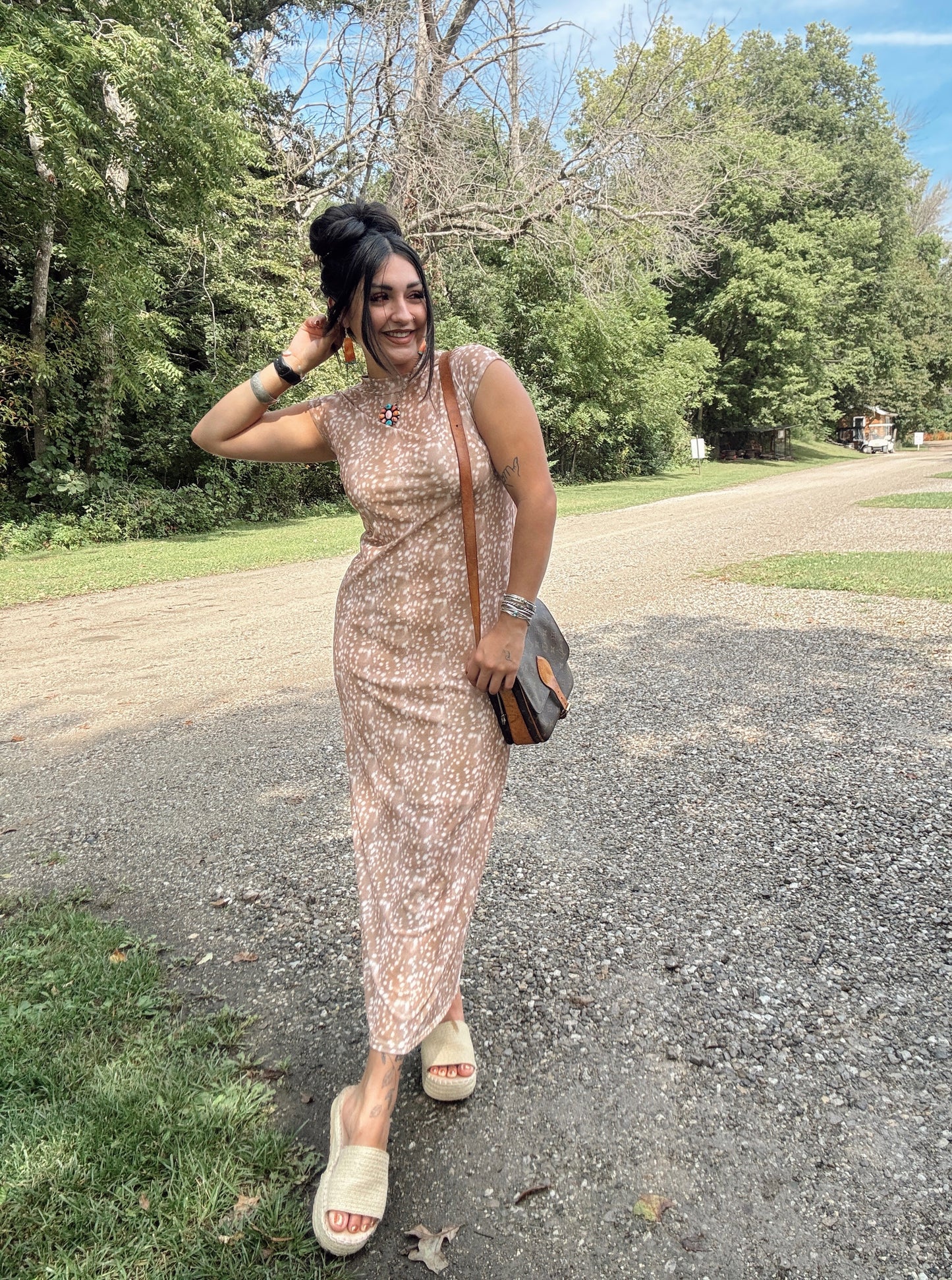 The Deer Mesh Dress