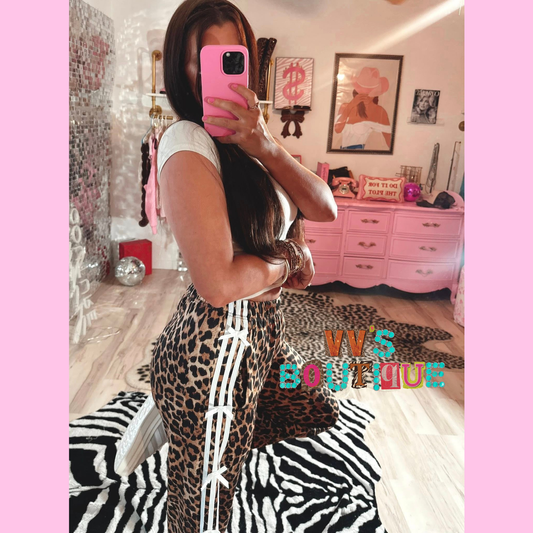 Cheetah Bow Pants (PRE ORDER) READ DESCRIPTION