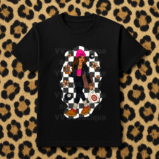 Boujee Fall Girly Tee