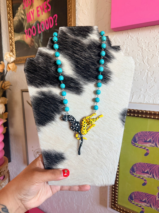 The Climbing Cheetah Necklace