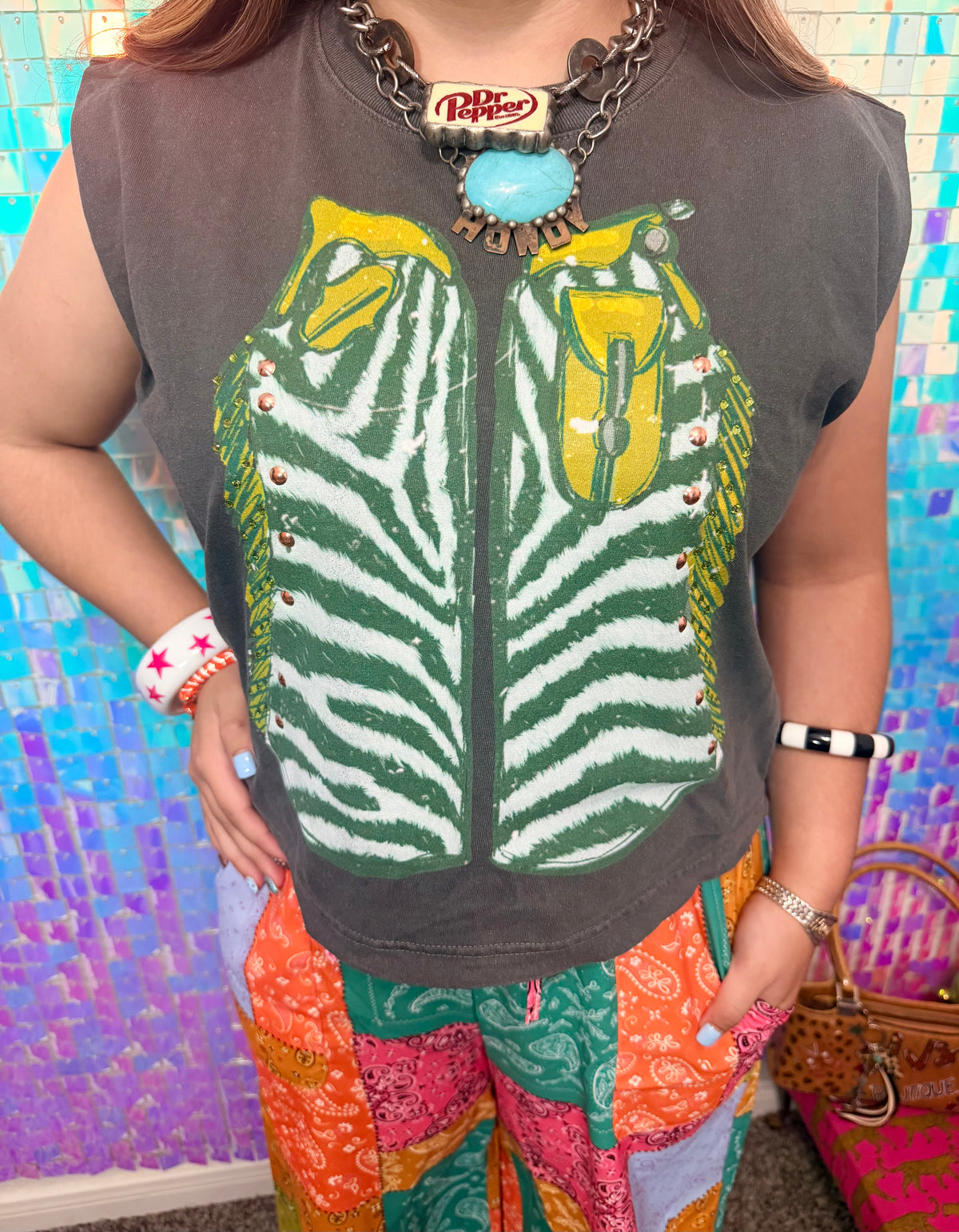 The Kiss My Chaps Muscle Tee