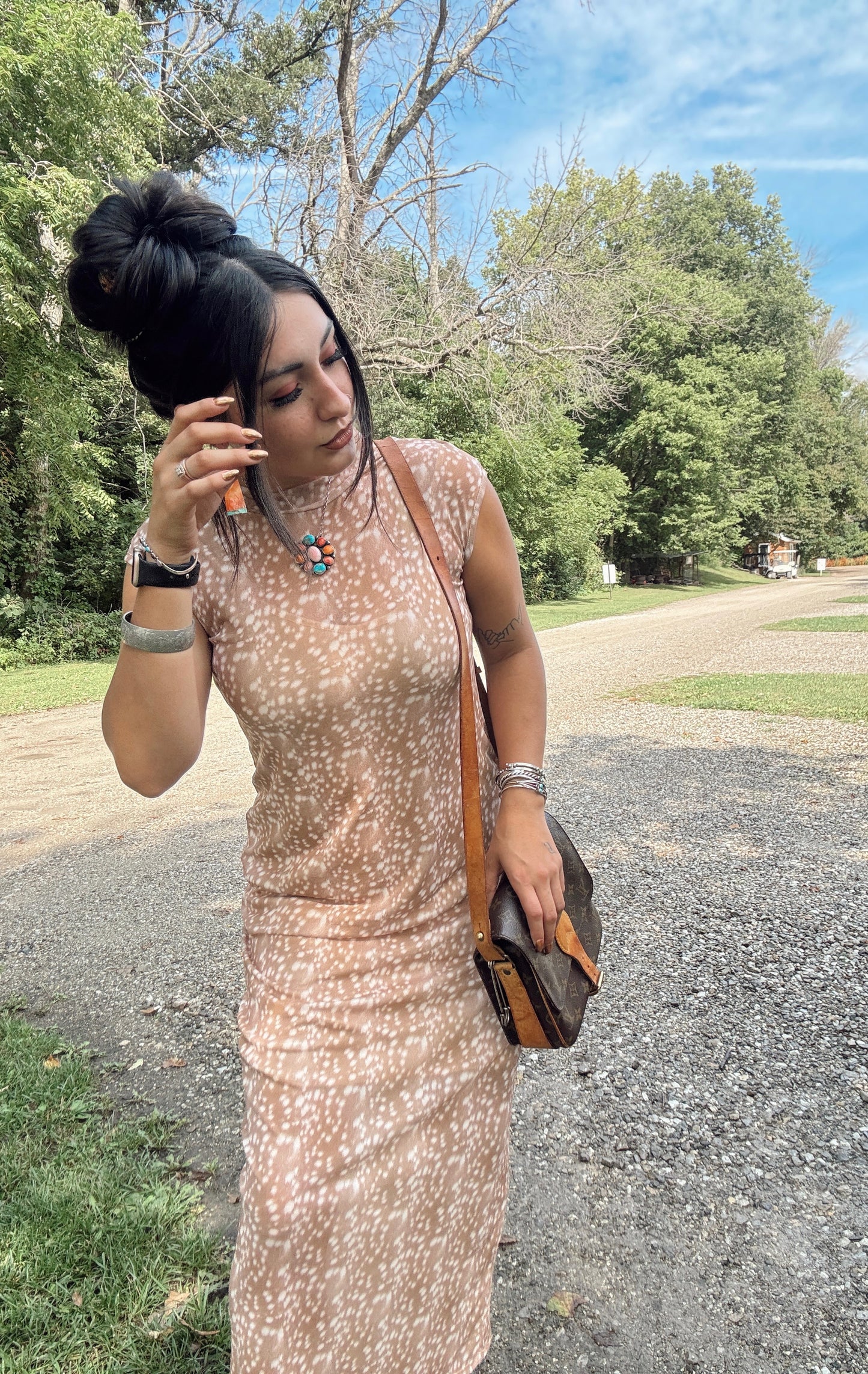 The Deer Mesh Dress