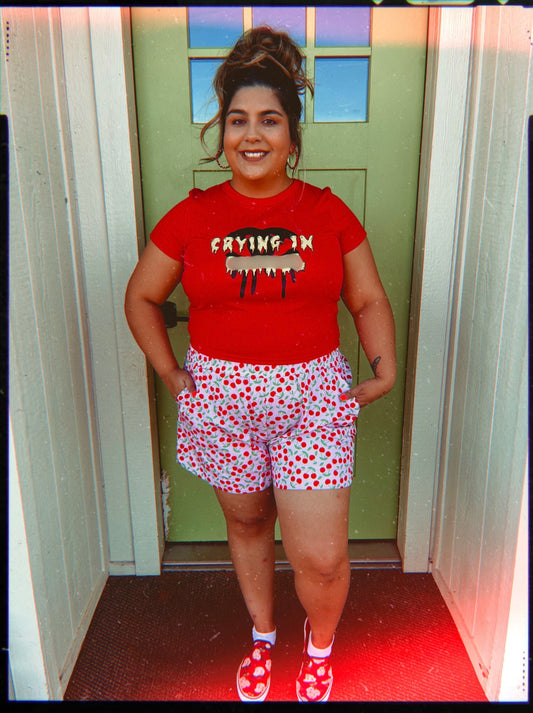 Dressed in Cherry Boxer Shorts