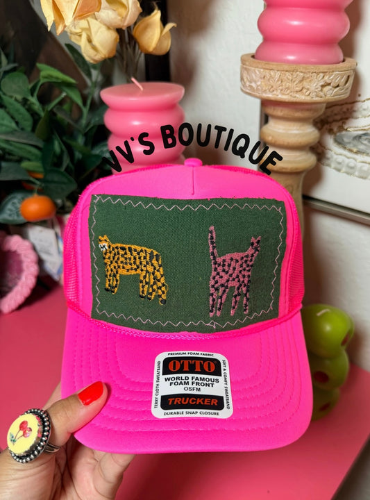 Boujee Cheetah Trucker Hat