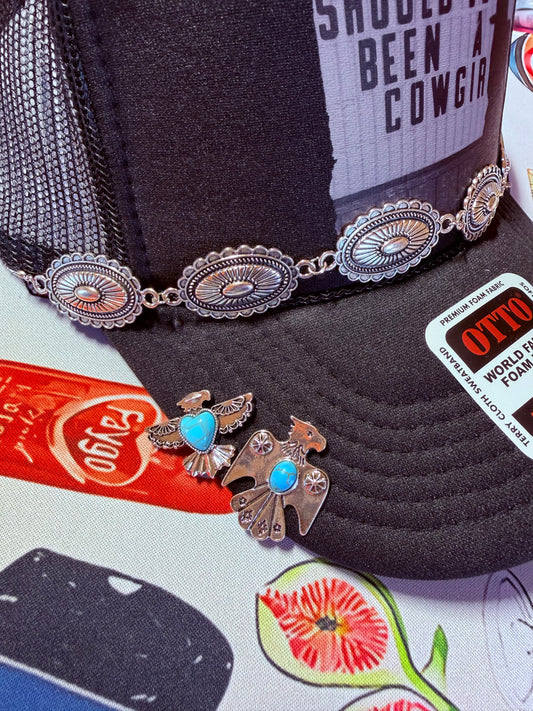 Western Bird Hat Clips