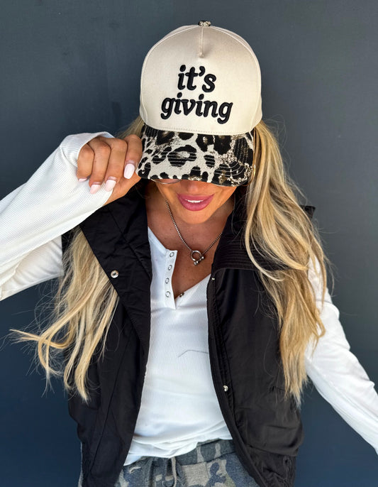 It’s Giving Trucker Hat