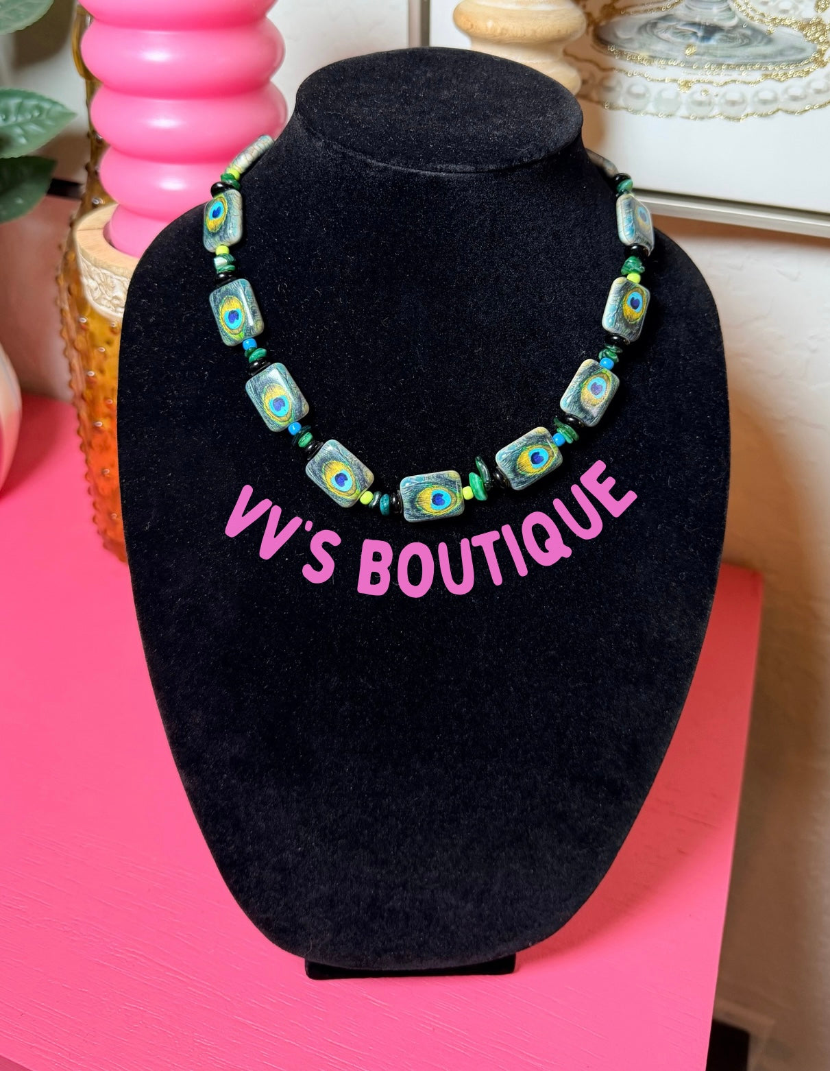 Peacock Necklace 🦚