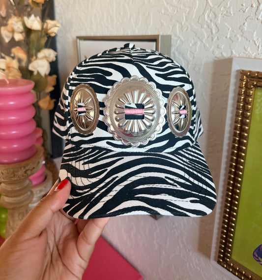 Funky Cowgirl Zebra Hat