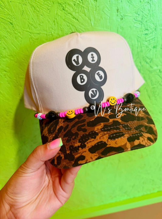 Vibey Cheetah Trucker Hat