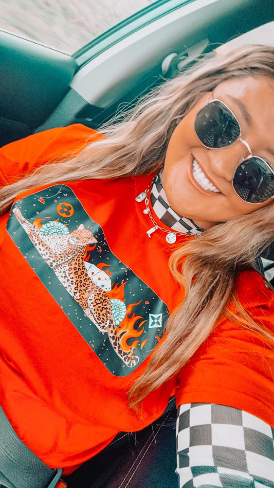 Wild Leopard Tee
