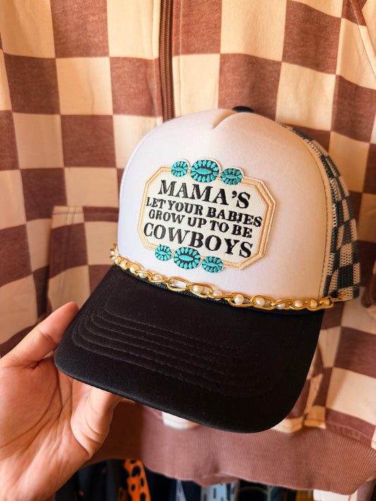 Checkered Trucker Hat