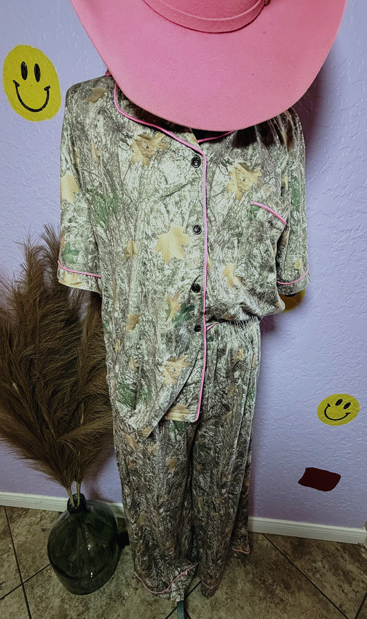Camo Pajama Set