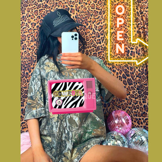 Old School TV Camo Tee