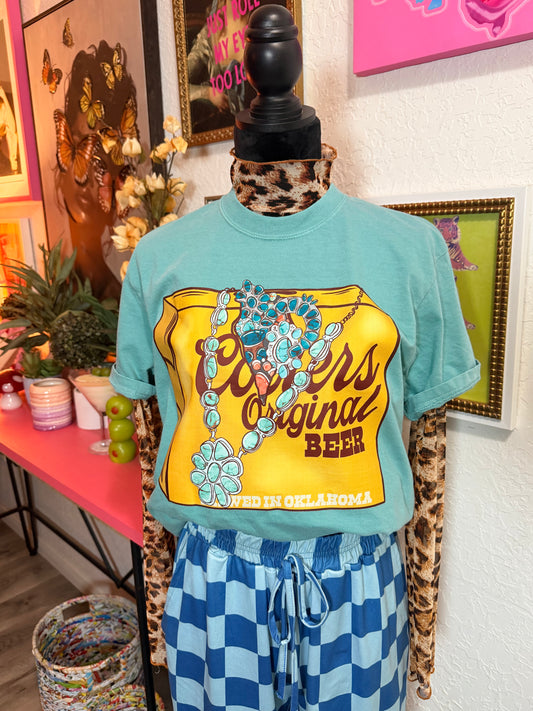 Turquoise Jewels Tee