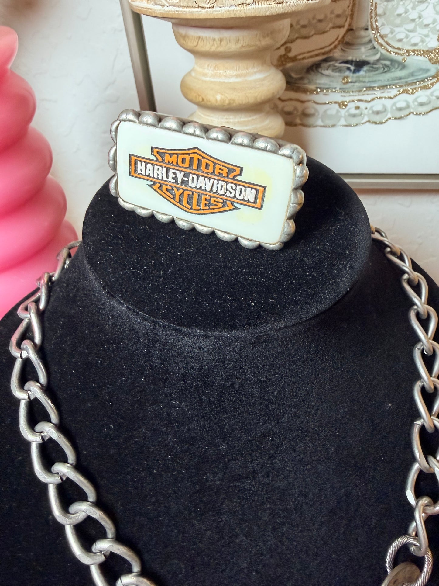 Biker Necklace & Ring (Sold Separately)