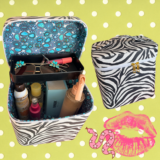 Zebra Makeup Box