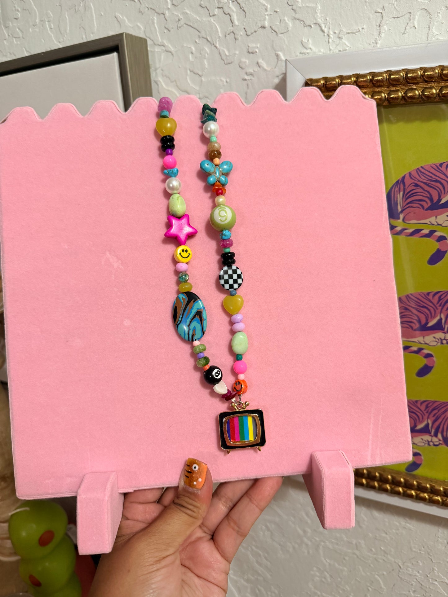Funky TV Necklace