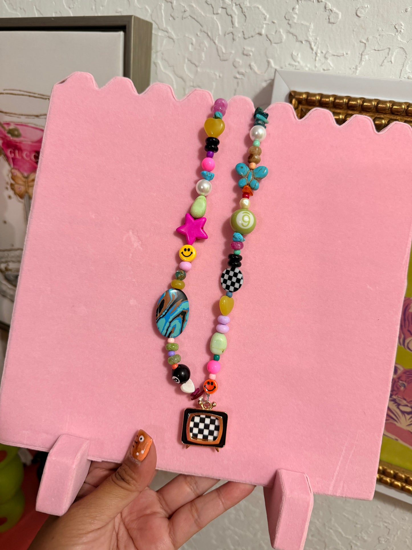 Funky TV Necklace