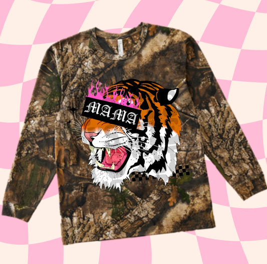 Mama Tiger Camo Tee