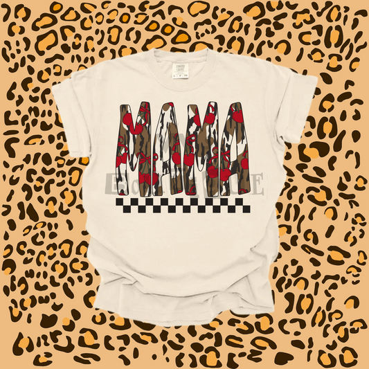 MAMA Cherries w/Camo Tee